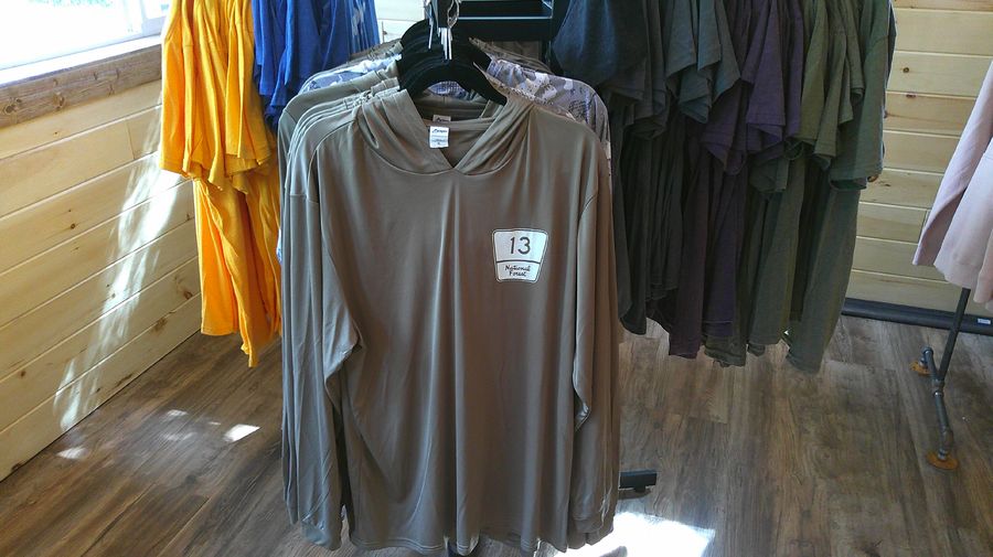 H-13 National Forest lightweight hoodie pullover