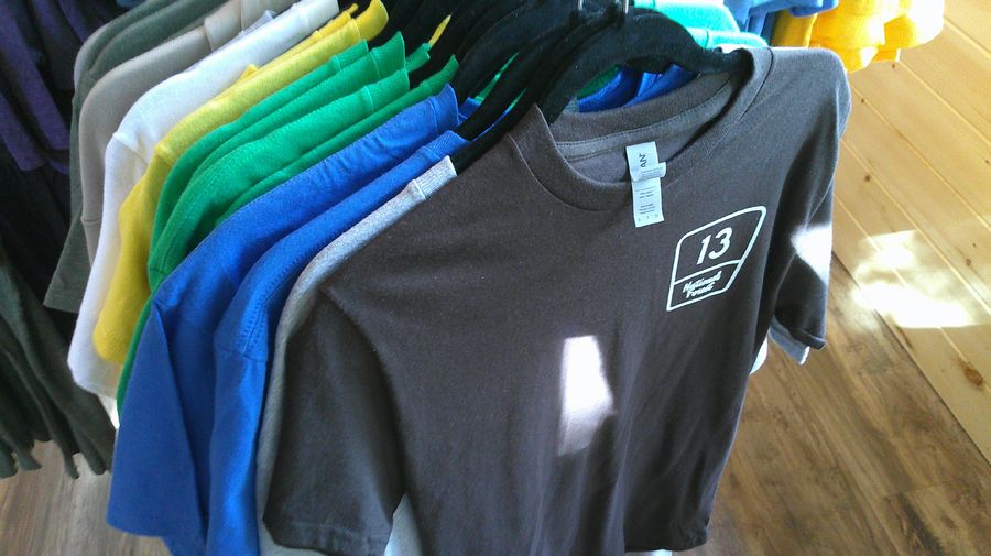 H-13 National Forest tee — multiple colors